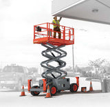 2025 SKYJACK SJ6832RT SCISSOR LIFT 32' REACH DUAL FUEL ROUGH TERRAIN TIRES WITH OUTRIGGERS BRAND NEW STOCK # BF9449269-BUF - United Lift LLC