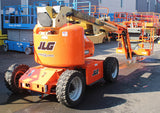 2021 JLG E450AJ ARTICULATING BOOM LIFT AERIAL LIFT WITH JIB ARM 45' REACH ELECTRIC 832 HOURS STOCK # BF9491739-NLE