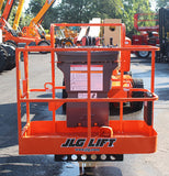 2021 JLG E450AJ ARTICULATING BOOM LIFT AERIAL LIFT WITH JIB ARM 45' REACH ELECTRIC 832 HOURS STOCK # BF9491739-NLE