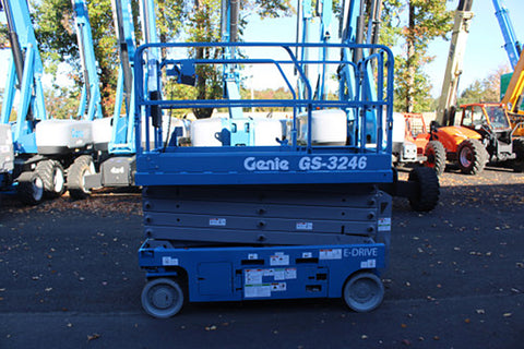 2024 GENIE GS3246 SCISSOR LIFT 32' REACH ELECTRIC SMOOTH CUSHION TIRES 29 HOURS STOCK # BF9268249-NLE
