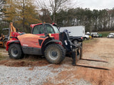 2018 MANITOU MHT790 20000 LB DIESEL PNEUMATIC TELEHANDLER 22' REACH ENCLOSED CAB WITH HEAT AND AC 6352 HOURS STOCK # BF9748879-AMAGA - United Lift Equipment LLC