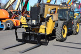2018 CAT TL1255D 12000 LB DIESEL TELESCOPIC FORKLIFT TELEHANDLER PNEUMATIC 4WD OUUTRIGGERS ENCLOSED CAB WITH HEAT AND AC 3628 HOURS STOCK # BF91192319-NLE - United Lift Equipment LLC