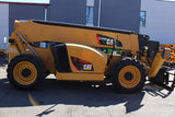 2018 CAT TL1255D 12000 LB DIESEL TELESCOPIC FORKLIFT TELEHANDLER PNEUMATIC 4WD OUUTRIGGERS ENCLOSED CAB WITH HEAT AND AC 3628 HOURS STOCK # BF91192319-NLE - United Lift Equipment LLC