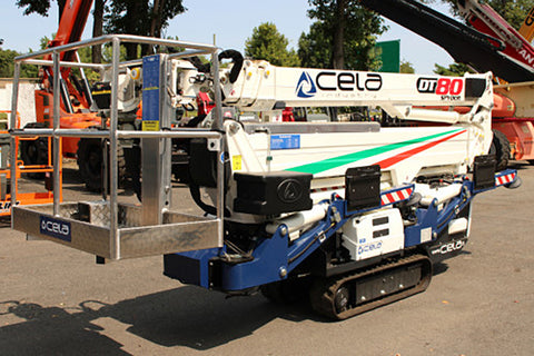 2023 CELA DT80 COMPACT TRAX SPYDER BOOM LIFT ARTICULATING LIFT DIESEL 80' REACH TRAX TIRES 31 HOURS STOCK # BF91295149-NLE - United Lift LLC