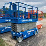 2012 GENIE GS3232 SCISSOR LIFT 32' REACH ELECTRIC SMOOTH CUSHION TIRES 263 HOURS STOCK # BF9149529-WIB - United Lift Equipment LLC