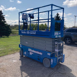 2013 GENIE GS3232 SCISSOR LIFT 32' REACH ELECTRIC SMOOTH CUSHION TIRES 349 HOURS STOCK # BF9124519-WIB - United Lift Equipment LLC