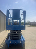 2007 GENIE GS3246 SCISSOR LIFT 32' REACH 24 VOLT ELECTRIC SMOOTH CUSHION TIRES 670 HOURS STOCK # BF999879-ARB - United Lift LLC
