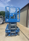 2007 GENIE GS3246 SCISSOR LIFT 32' REACH 24 VOLT ELECTRIC SMOOTH CUSHION TIRES 670 HOURS STOCK # BF999879-ARB - United Lift LLC