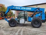 2014 GENIE GTH1056 10000 LB DIESEL TELESCOPIC FORKLIFT TELEHANDLER PNEUMATIC ENCLOSED HEATED CAB 4WD 4966 HOURS STOCK # BF9671149-VAOH - United Lift Equipment LLC