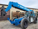 2014 GENIE GTH1056 10000 LB DIESEL TELESCOPIC FORKLIFT TELEHANDLER PNEUMATIC ENCLOSED HEATED CAB 4WD 4966 HOURS STOCK # BF9671149-VAOH - United Lift Equipment LLC