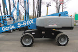 2018 GENIE S60X TELESCOPIC STRAIGHT BOOM LIFT AERIAL LIFT 60' REACH DIESEL 4WD 2110 HOURS STOCK # BF9449719-BUF - United Lift LLC