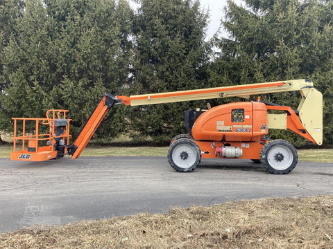 2016 JLG 600AJ ARTICULATING BOOM LIFT AERIAL LIFT WITH JIB 60' REACH DUAL FUEL 4WD 513 HOURS STOCK # BF9649529-ITNY - United Lift LLC
