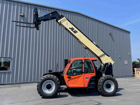2020 JLG 943 9000 LB DIESEL TELESCOPIC FORKLIFT TELEHANDLER PNEUMATIC 4WD ENCLOSED CAB WITH HEAT AND AC 4612 HOURS STOCK # BF9795149-PAB - United Lift LLC