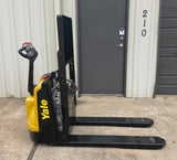 2016 YALE MPB045 4500 LB ELECTRIC WALKIE PALLET JACK CUSHION 2836 HOURS STOCK # BF936769-ARB - United Lift Equipment LLC