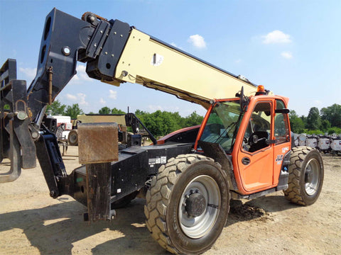 2018 JLG 1255 12000 LB DIESEL TELESCOPIC FORKLIFT TELEHANDLER PNEUMATIC ENCLOSED HEATED CAB OUTRIGGERS 4WD 2211 HOURS STOCK # BF91035129-VAOH - United Lift Equipment LLC