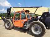 2018 JLG 1255 12000 LB DIESEL TELESCOPIC FORKLIFT TELEHANDLER PNEUMATIC ENCLOSED HEATED CAB OUTRIGGERS 4WD 2211 HOURS STOCK # BF91035129-VAOH - United Lift Equipment LLC