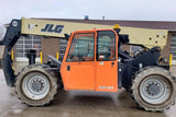 2014 JLG G10-43A 10000 LB DIESEL TELESCOPIC FORKLIFT TELEHANDLER PNEUMATIC 4WD ENCLOSED CAB 3062 HOURS STOCK # BF9734379-VAOH - United Lift Equipment LLC