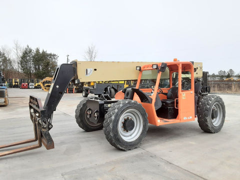 2015 JLG G9-43A 9000 LB DIESEL TELESCOPIC FORKLIFT TELEHANDLER PNEUMATIC 4WD AUXILIARY HYDRAULICS 4400 HOURS STOCK # BF9236969-NCB - United Lift Used & New Forklift Telehandler Scissor Lift Boomlift