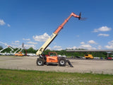 2008 JLG G10-55A 10000 LB DIESEL TELESCOPIC FORKLIFT TELEHANDLER PNEUMATIC 4WD ENCLOSED CAB STOCK # BF9536549-ASOH - United Lift Used & New Forklift Telehandler Scissor Lift Boomlift