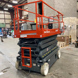 2015 SKYJACK SJIII4632 SCISSOR LIFT 32' REACH ELECTRIC SMOOTH CUSHION TIRES 201 HOURS STOCK # BF9134579-WIBIL - United Lift Equipment LLC