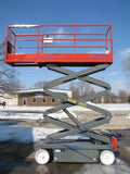 2008 SKYJACK SJIII3220 SCISSOR LIFT 20' REACH ELECTRIC SMOOTH CUSHION TIRES 157 HOURS STOCK # BF946529-WIBIL - United Lift Used & New Forklift Telehandler Scissor Lift Boomlift