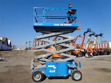 2013 GENIE GS3369RT DUAL FUEL ROUGH TERRAIN SCISSOR LIFT 33′ REACH 4WD 860 HOURS STOCK # BF9275149-VAOH - United Lift Equipment LLC