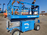 2013 GENIE GS3369RT DUAL FUEL ROUGH TERRAIN SCISSOR LIFT 33′ REACH 4WD 860 HOURS STOCK # BF9275149-VAOH - United Lift Equipment LLC