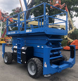 2016 GENIE GS5390RT SCISSOR LIFT 53' REACH DUAL FUEL ROUGH TERRAIN 4WD 985 HOURS STOCK # BF9498359-NLEQ - United Lift Equipment LLC