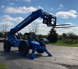 2013 GENIE GTH1056 10000 LB DIESEL TELESCOPIC FORKLIFT TELEHANDLER PNEUMATIC 4WD 2677 HOURS STOCK # BF9848579-WIB - United Lift Equipment LLC