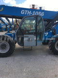2012 GENIE GTH1056 10000 LB DIESEL TELESCOPIC FORKLIFT TELEHANDLER PNEUMATIC 4WD ENCLOSED CAB STOCK # BF9478549-WIBNJ - United Lift Used & New Forklift Telehandler Scissor Lift Boomlift