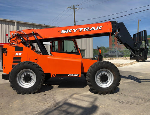 2019 SKYTRAK 6042 6000 LB DIESEL TELESCOPIC FORKLIFT TELEHANDLER PNEUMATIC 4WD ENCLOSED CAB BRAND NEW STOCK # BF9865129-HLIL - United Lift Used & New Forklift Telehandler Scissor Lift Boomlift