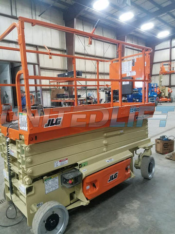 2011 JLG 3246ES SCISSOR LIFT 32' REACH ELECTRIC SMOOTH CUSHION TIRES 522 HOURS STOCK # BF978549-WIB - United Lift Used & New Forklift Telehandler Scissor Lift Boomlift