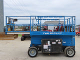 2015 GENIE GS3369RT DIESEL ROUGH TERRAIN SCISSOR LIFT 33′ REACH 4WD 1890 HOURS STOCK # BF9191139-BDEB - United Lift Equipment LLC