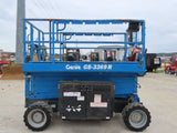 2015 GENIE GS3369RT DIESEL ROUGH TERRAIN SCISSOR LIFT 33′ REACH 4WD 1890 HOURS STOCK # BF9191139-BDEB - United Lift Equipment LLC
