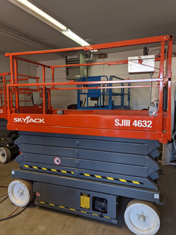 2012 SKYJACK SJIII4632 SCISSOR LIFT 32' REACH ELECTRIC SMOOTH CUSHION TIRES 293 HOURS STOCK # BF974579-WIBIL - United Lift Used & New Forklift Telehandler Scissor Lift Boomlift