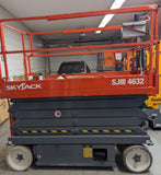 2012 SKYJACK SJ4632 SCISSOR LIFT 32' REACH ELECTRIC SMOOTH CUSHION TIRES 287 HOURS STOCK # BF981189-WIBIL - United Lift Equipment LLC