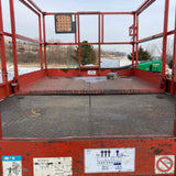 2007 SKYJACK SJ7135 SCISSOR LIFT 35' REACH DUAL FUEL PNEUMATIC TIRES OUTRIGGERS 3315 HOURS STOCK # BF9153529–WIB - United Lift Equipment LLC
