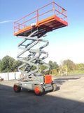 2007 SKYJACK SJ7135RT SCISSOR LIFT 35' REACH DUAL FUEL PNEUMATIC TIRES 2421 HOURS STOCK # BF9104549-WIB - United Lift Used & New Forklift Telehandler Scissor Lift Boomlift
