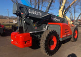 2017 SKYJACK SJ843TH 8000 LB DIESEL TELESCOPIC FORKLIFT TELEHANDLER PNEUMATIC ENCLOSED HEATED CAB 1454 HOURS STOCK # BF9794529-NLEQ - United Lift Equipment LLC