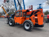 2017 SKYTRAK 10054 10000 LB DIESEL TELESCOPIC FORKLIFT TELEHANDLER PNEUMATIC 4WD OUTRIGGERS ENCLOSED CAB WITH HEAT AND AC 3140 HOURS STOCK # BF91098179-NLPA - United Lift Equipment LLC