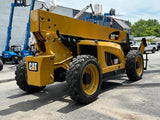 2015 CAT TL943C 9000 LB DIESEL TELESCOPIC FORKLIFT TELEHANDLER PNEUMATIC 4WD ENCLOSED CAB WITH HEAT AND AC OUTRIGGERS 3610 HOURS STOCK # BF9842359-NLE - United Lift Equipment LLC