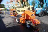 2021 JLG E450AJ ARTICULATING BOOM LIFT AERIAL LIFT WITH JIB ARM 45' REACH ELECTRIC 832 HOURS STOCK # BF9491739-NLE