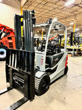 2014 LINDE RX60-30L 6000 LB ELECTRIC FORKLIFT PNEUMATIC 90/188" 3 STAGE MAST SIDE SHIFTING FORK POSITIONER STOCK # BF9189449-BUF - United Lift Equipment LLC