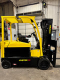 2019 HYSTER E100XN 10000 LBS ELECTRIC 94/185" 3 STAGE MAST SIDE SHIFTER ONLY 1,102 HOURS STK# BF9267129-BUF - United Lift Equipment LLC