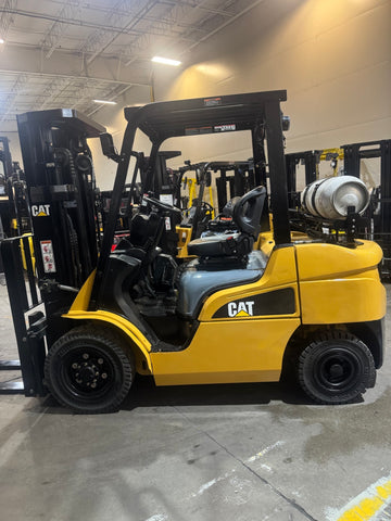 2021 CATERPILLAR/MITSUBISHI FG30N 6000 LB LP GAS FORKLIFT PNEUMATIC 84/186" 3 STAGE MAST SIDE SHIFTER LOW HOURS STOCK # BF9125359-BUF