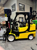 2019 YALE GLC080VXN 8000 LB LP GAS FORKLIFT CUSHION 95/207" 3 STAGE MAST SIDE SHIFTER 1272 HOURS STOCK # BF9145149-BUF - United Lift LLC