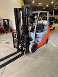 2016 TOYOTA 8FGCU30 6000 LB LP GAS FORKLIFT CUSHION 83/171" 3 STAGE MAST SIDE SHIFTING FORK POSITIONER 1158 HOURS STOCK # BF992119-BUF - United Lift LLC