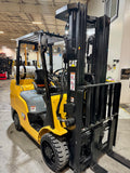 2021 CATERPILLAR/MITSUBISHI FGC33N 6500 LB LP GAS FORKLIFT CUSHION 88/185 3 STAGE MAST SIDE SHIFTER UNDER 892 HOURS STOCK # BF9155479-BUF - United Lift LLC