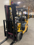 2007 CATERPILLAR C5000 5000 LB LPS RATED PROPANE FORKLIFT 85/187 3 STAGE MAST SIDE SHIFTER 2738 HOURS STOCK # BF991279-BUF - United Lift Equipment LLC