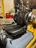 2021 CATERPILLAR/MITSUBISHI FGC20N 4000 LB LP GAS FORKLIFT CUSHION 83/187 3 STAGE MAST SIDE SHIFTING FORK POSITIONER ATTACHMENT LOW HOURS STOCK # BF998929-BUF - United Lift LLC